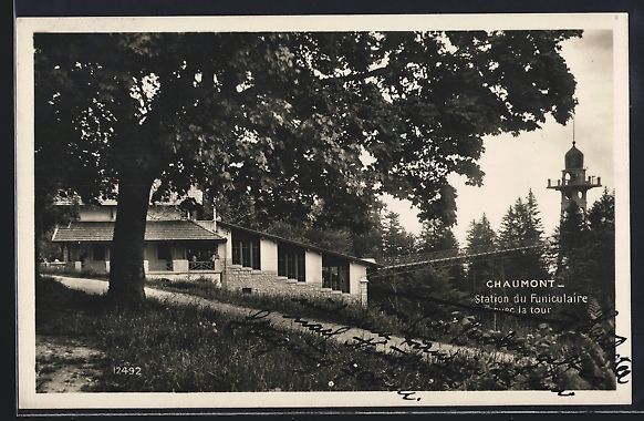Cartes postales: Chaumont, Station du Funiculaire avec la – D'occasion à Berlin par bartko-reher
