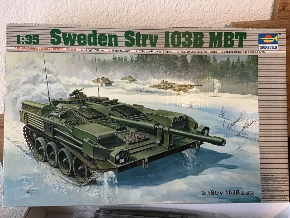 Trumpeter Schweden Strv 103B MBT 1:35 (Neu und originalverpackt) in ...