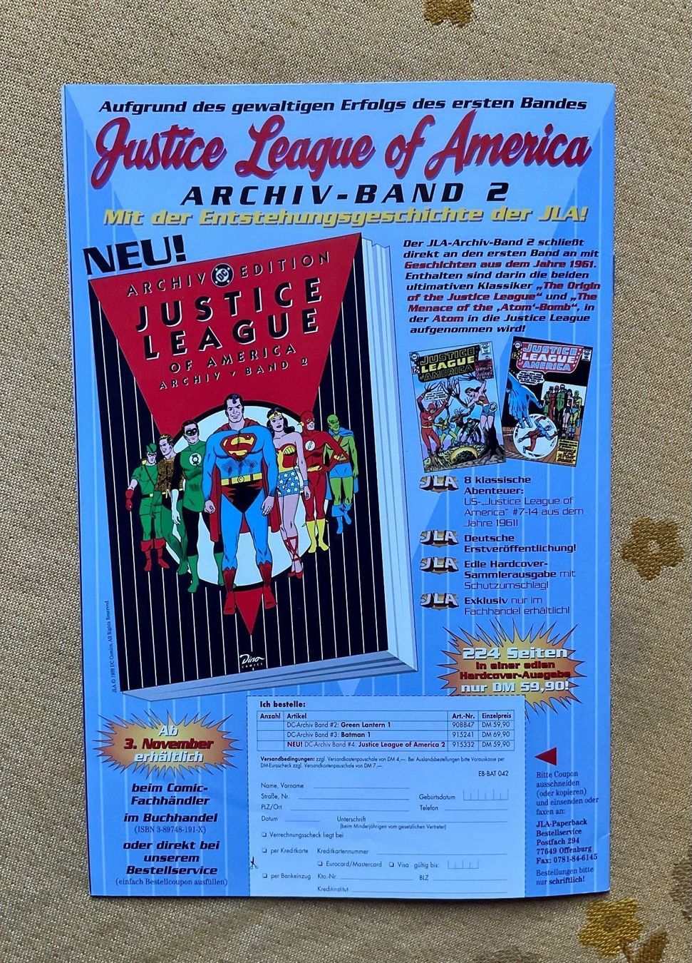 Fumetti: Batman Heft Nr 42 von 1999 – Nuovo (secondo la descrizione) da Endingen venduto da nathan05 9