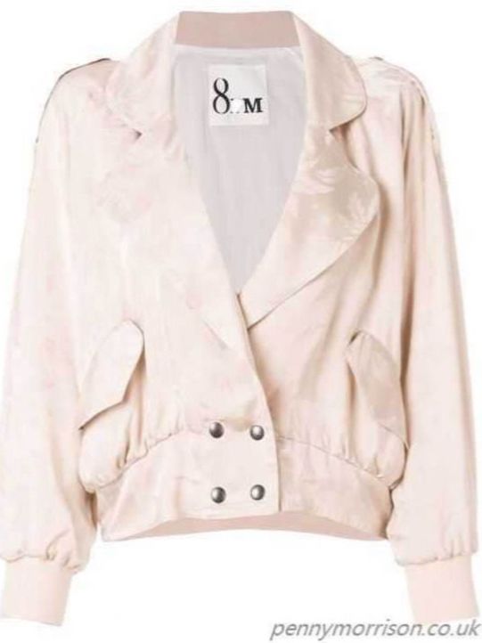 Giacche: Bomber satiné rose pale 8PM – Usato da Martigny venduto da lovejess