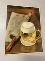 Werbeschild für Bier Brauerei 