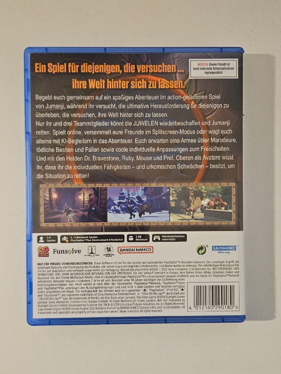Sony Spiele: Jumanji / PS5 – Neu (gemäss Beschreibung) aus Rümlang von TheMagicMan 1