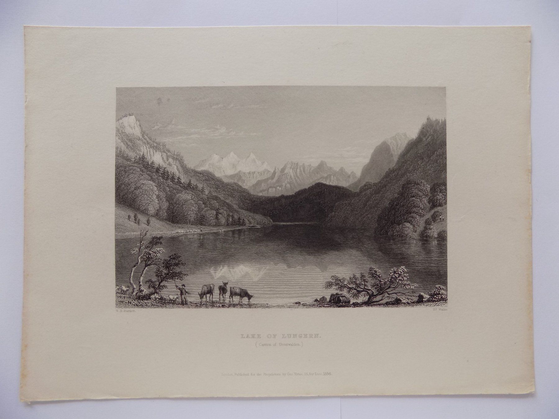 Stiche: Lungernsee von Bartlett – Gebraucht aus Risch von Rischli15