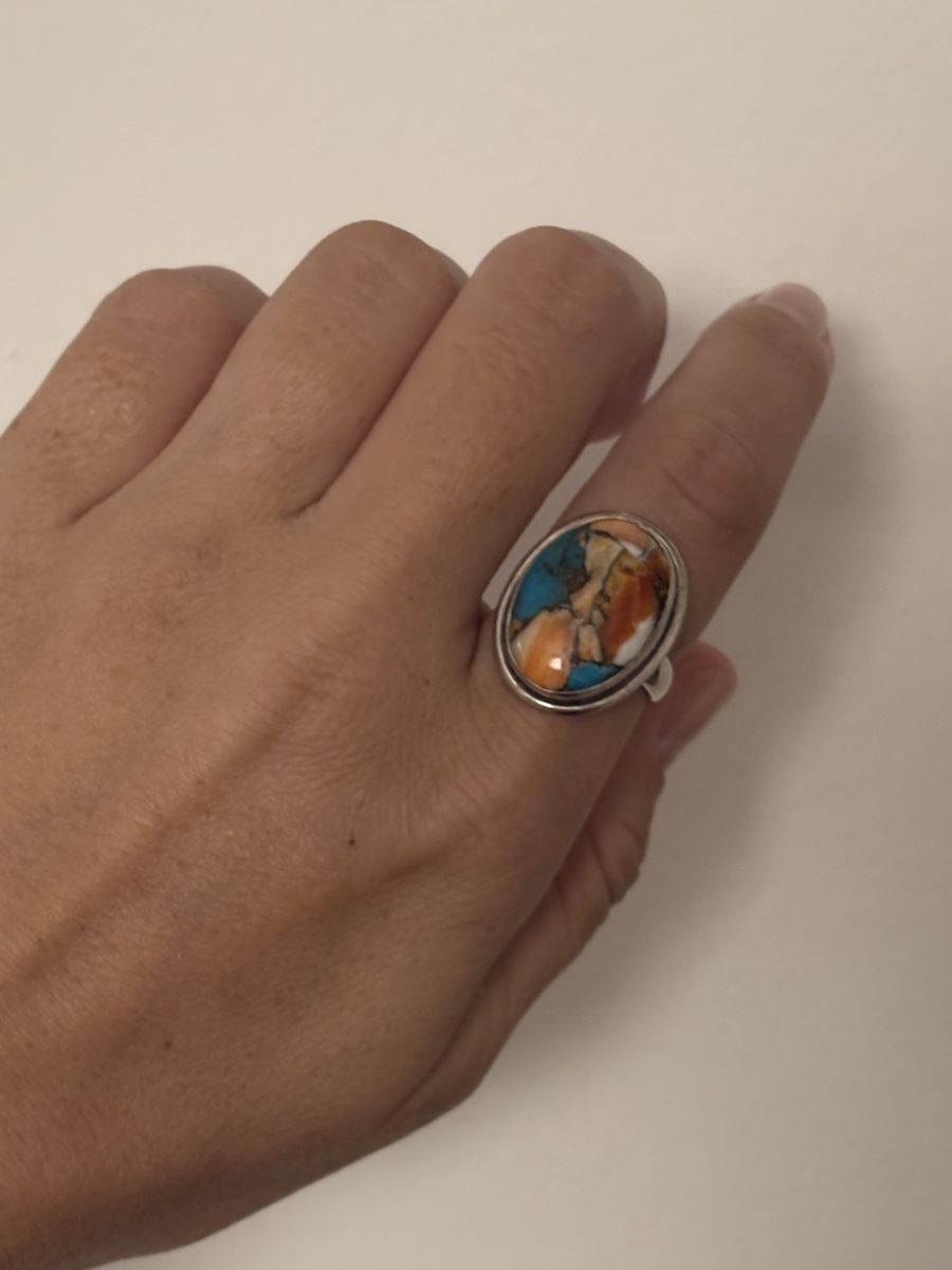 Anelli: Arizona Agate Silver Ring Size 55 – Nuovo (secondo la descrizione) da Nyon venduto da Avido_Dollars 3