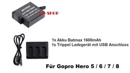 SET 1x AKKU 1x LADEGERÄT HERO 5/6/7/8