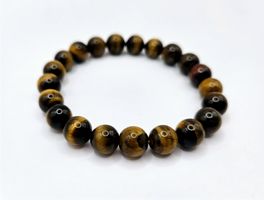 Herrenarmband Tigerauge Tiger-Eye Heilsteine/Edelsteine