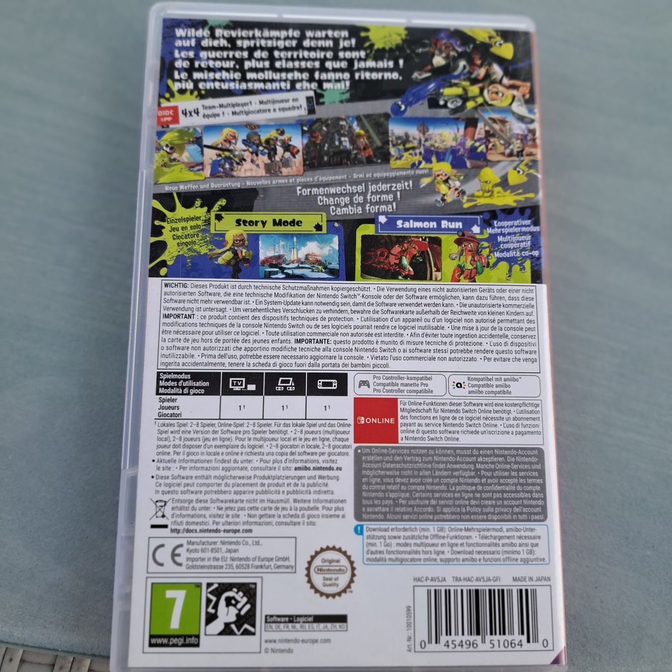Nintendo Spiele: Nintendo Switch Spiel Splatoon – Gebraucht aus Unterentfelden von Miro-Lou 1