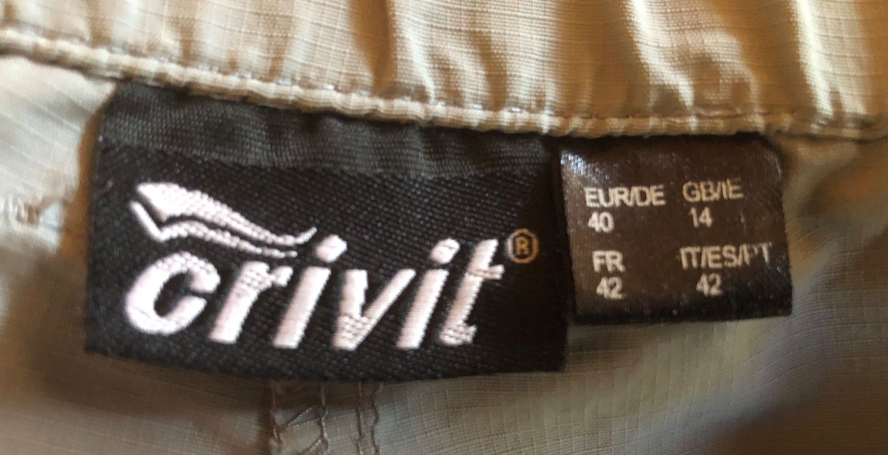 Hosen: WANDER-/FREIZEITHOSE crivit, hellgrau, 40 – Gebraucht aus Mühlebach (Goms) von chr_q6d8 3