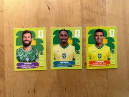 3x Panini WM2026 Brasilien