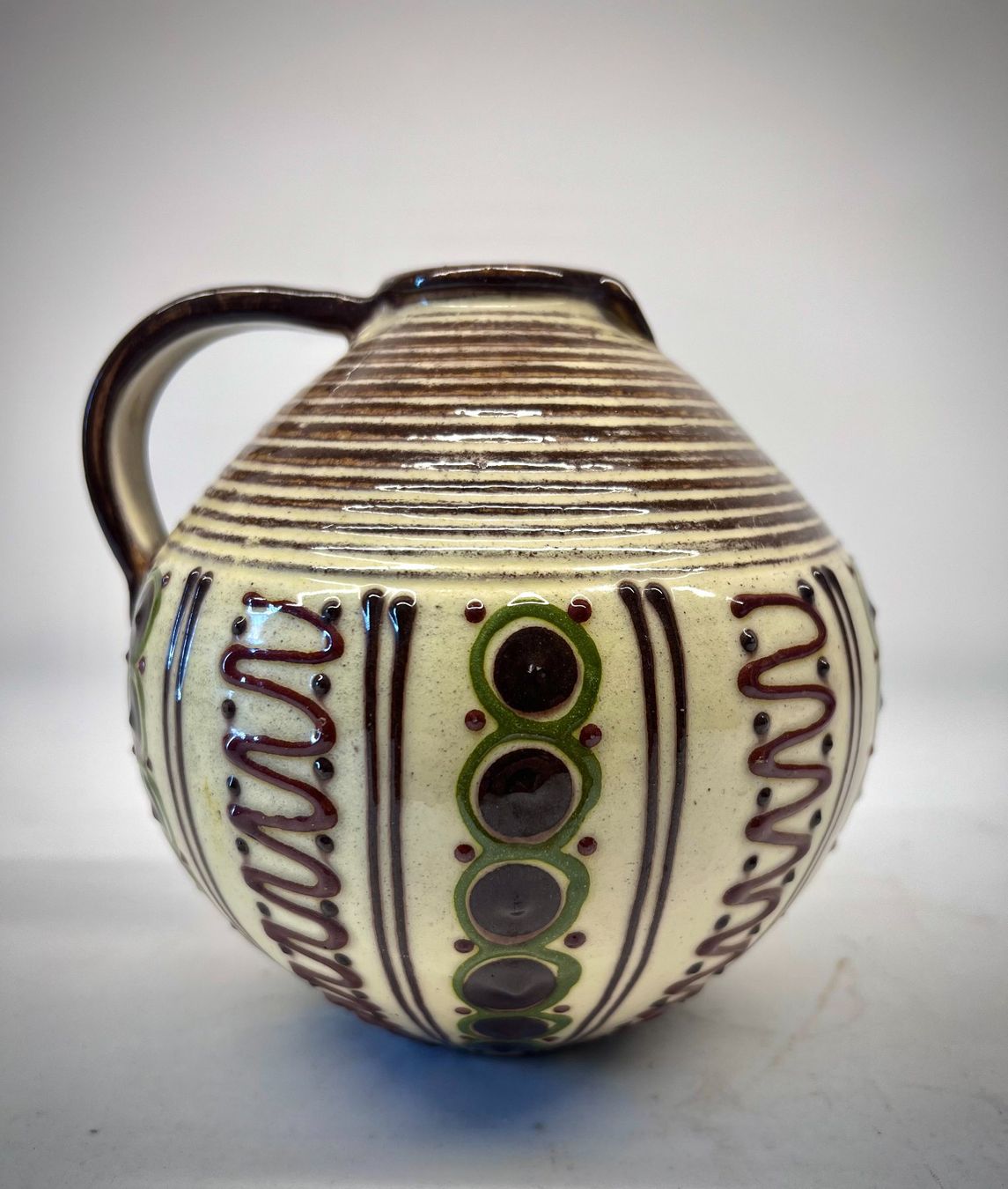 Caraffe: West German Studio Keramik Handarbeit Krug – Usato da Männedorf venduto da MrAnderson 2