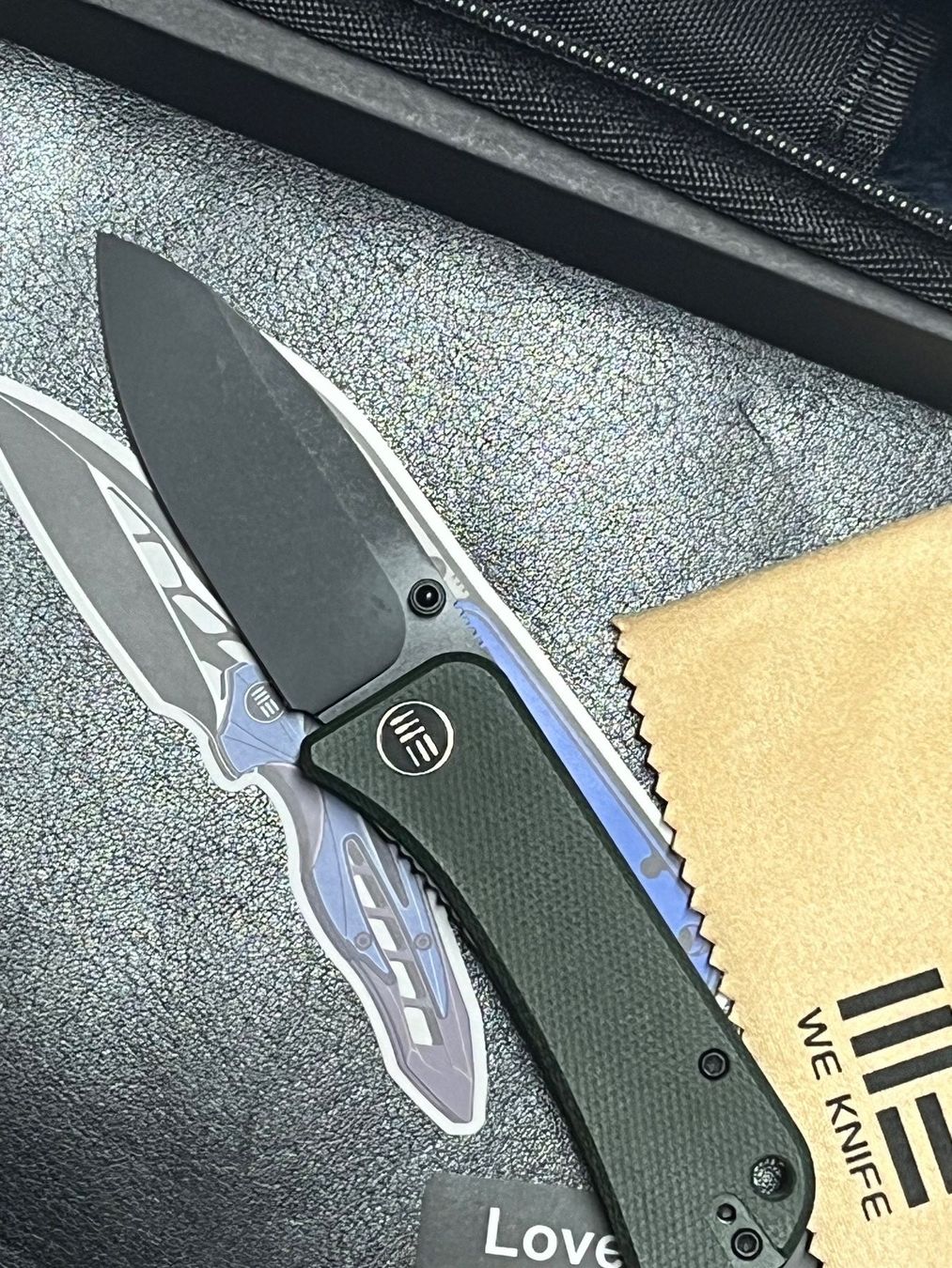 Coltelli tascabile: WE Knife Banter by Brad Petersen Messer – Nuovo e nell'imballaggio originale da St. Niklaus VS venduto da wildholzmann