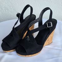 Graceland Damen Sandalen Gr. 37 Keilabsatz 11,5 cm