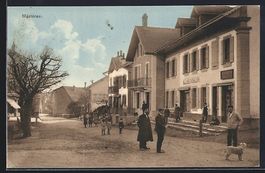 Mézieres /VD, Cafe Stettler und Allasia