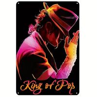 Micheal Jackson | King of Pop - Blechschild