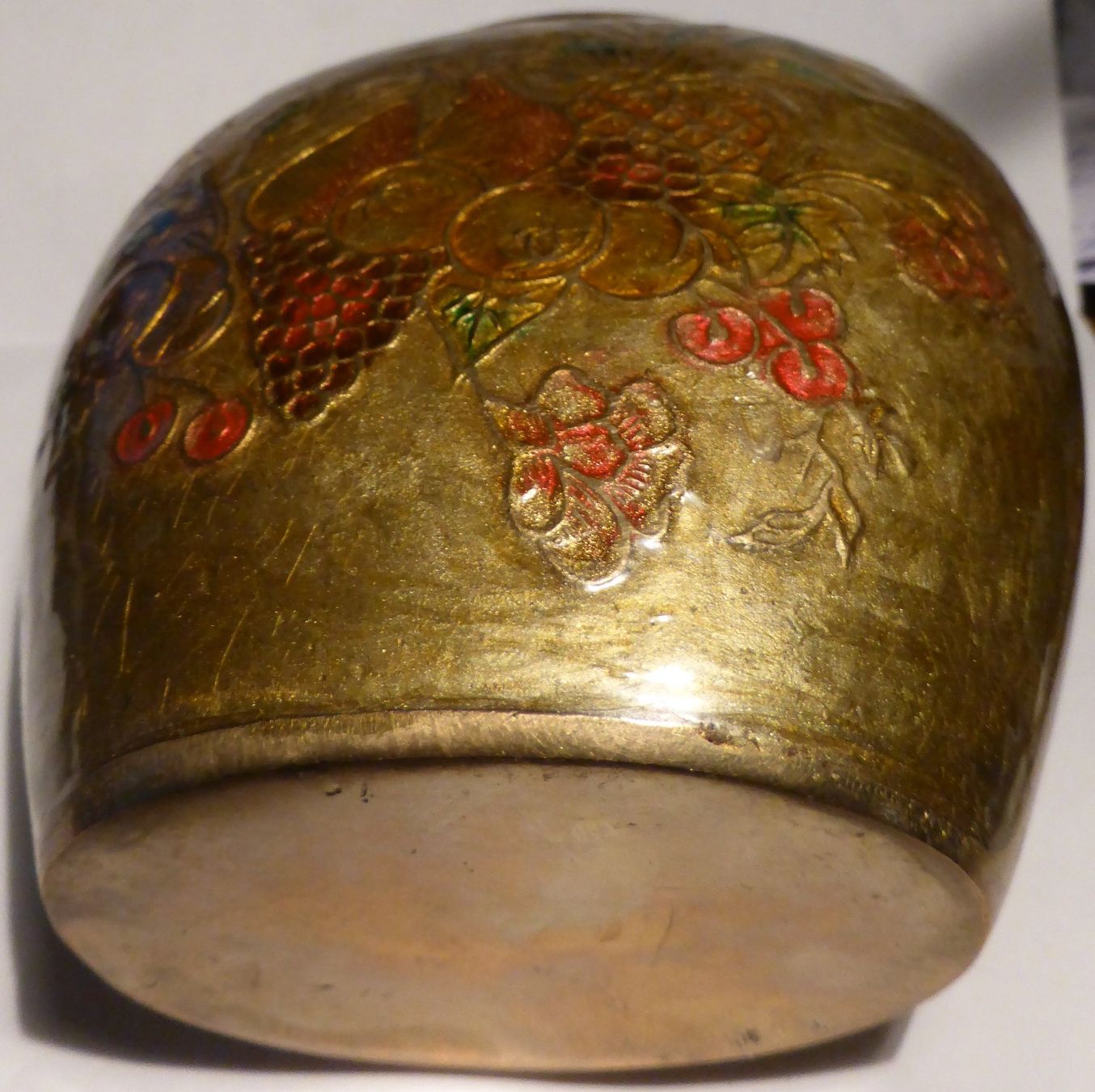 Vasen & Gefässe: ANTIKE -CLOISONNÉ  VASE,-12 x 11 CM, MESSING – Gebraucht aus Zürich von tritonis 6