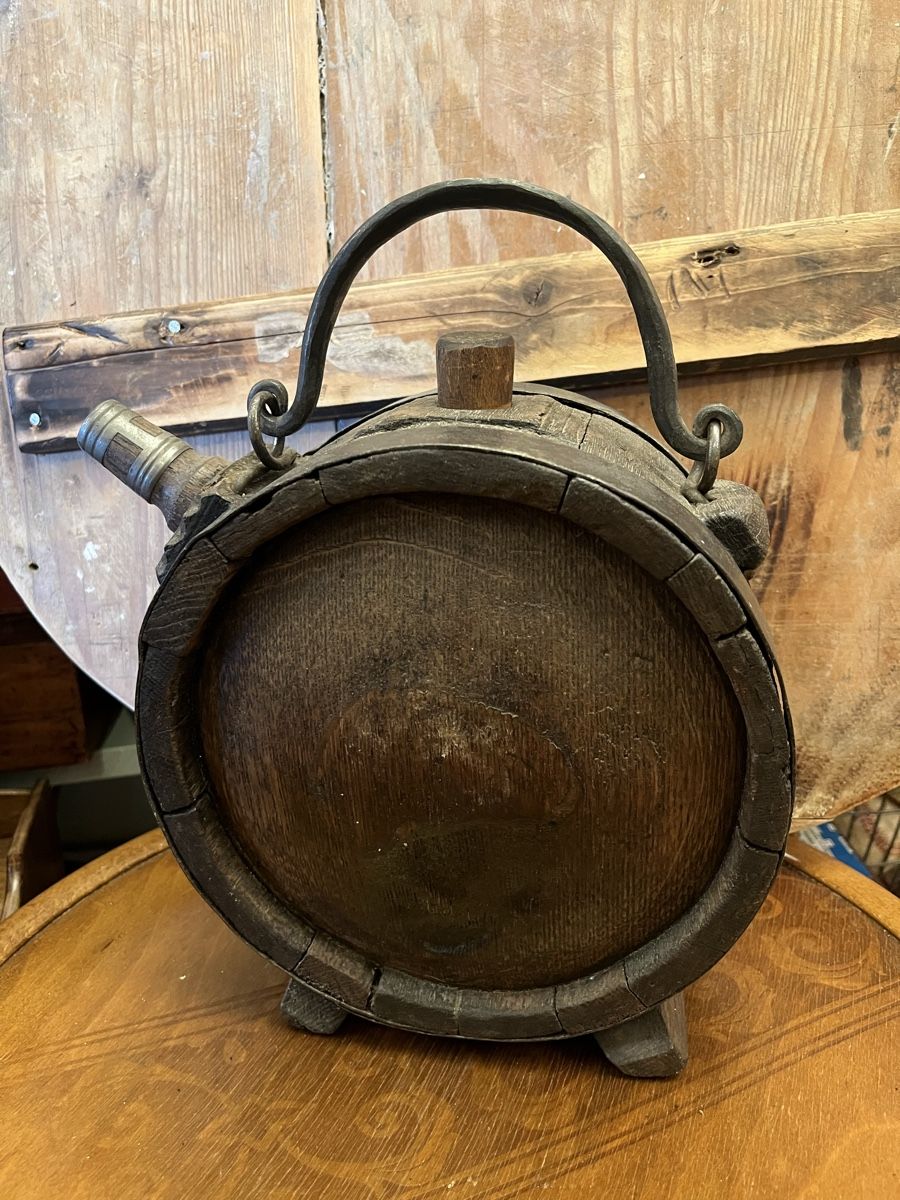 Bottiglie: Alte Fuhrmann Flasche um 1850 Eichenholz – Usato da St. Gallen venduto da katercarlos 4