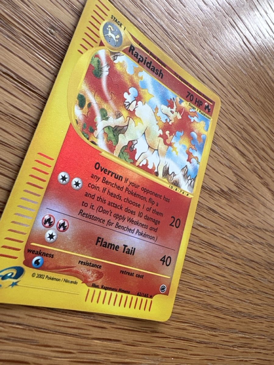 Pokémon Carte collezionabili: Pokemon, Rapidash (Gallopa), Expedition – Usato da Zürich venduto da el_marcel 1