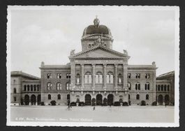 Carte Postale Berne, Palais Fédérale (1930s)