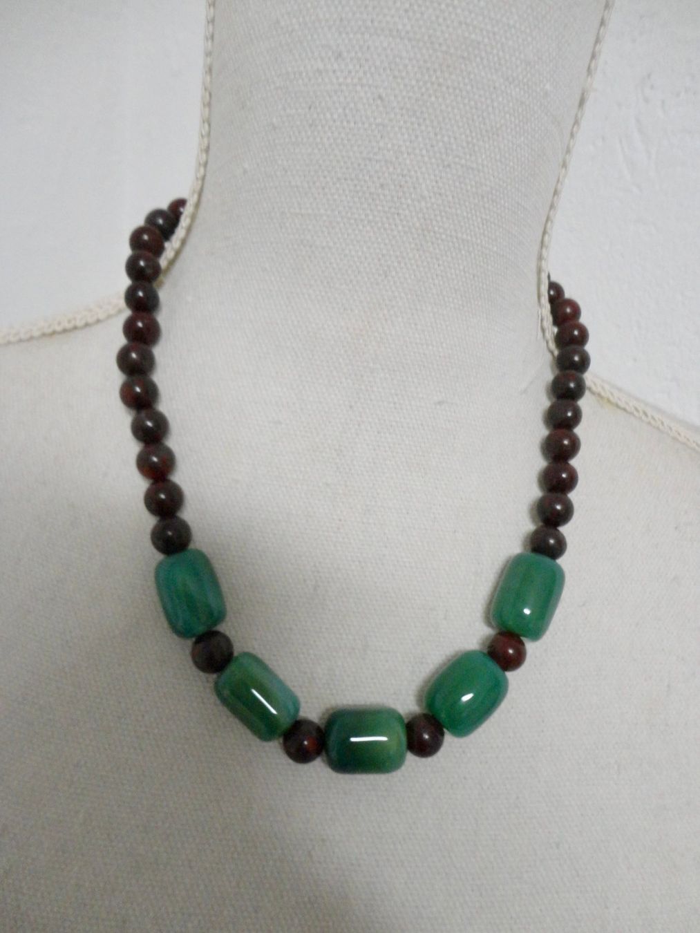 Catenine: Halskette Mahagoni-Obsidian/ Achat – Nuovo (secondo la descrizione) da Biberist venduto da tl-schmuck