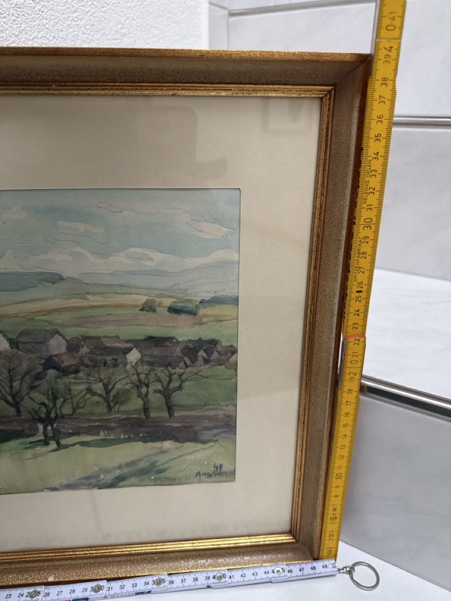 Dipinti: Gemälde, August Schmid 1948. – Usato da Biberist venduto da Momo33 9