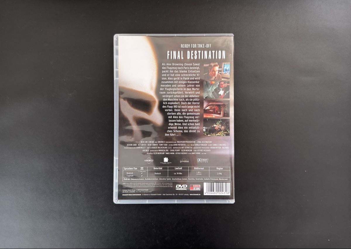 Tutti i DVDs: Final Destination – Usato da Weinfelden venduto da A.G.G 2