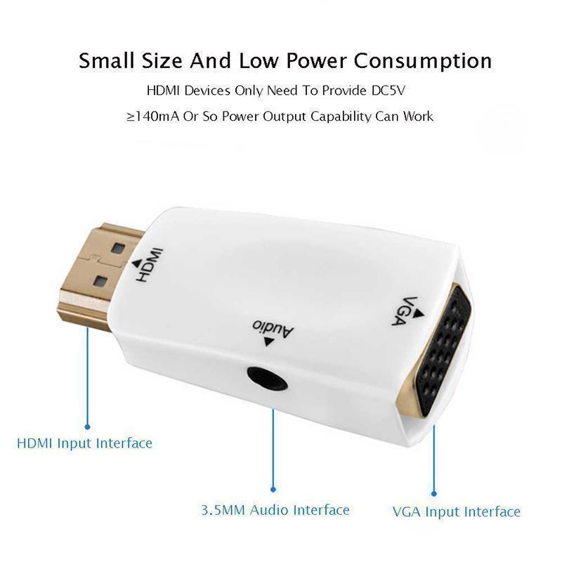 Adattatori: HDMI auf VGA Adapter Stecker Konverter – Nuovo e nell'imballaggio originale da Zürich venduto da Store-247 1