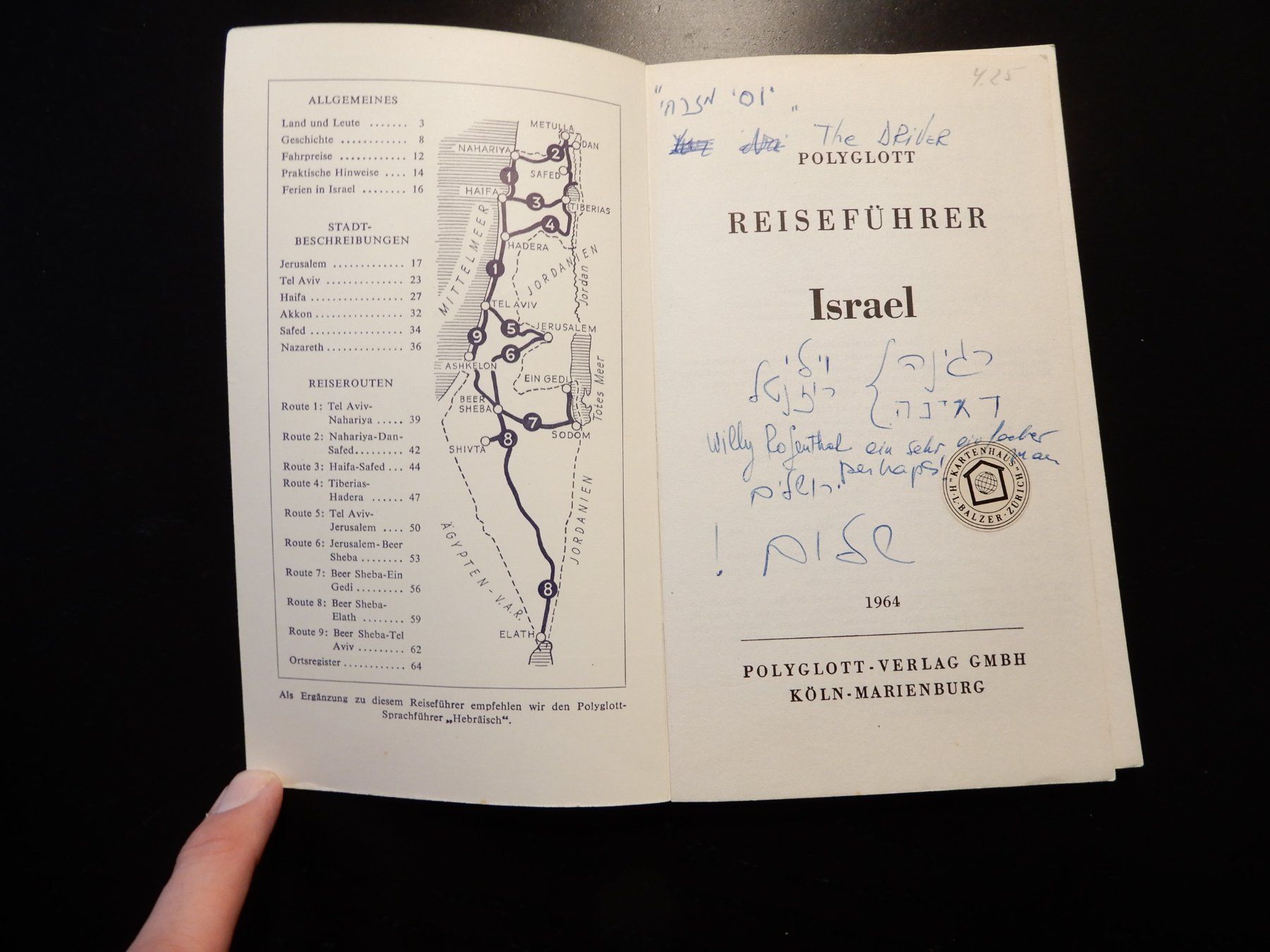 Libri: Reiseführer Israel Polyglott 1964 Vintage – Usato da Erstfeld venduto da Mario_boe0 1