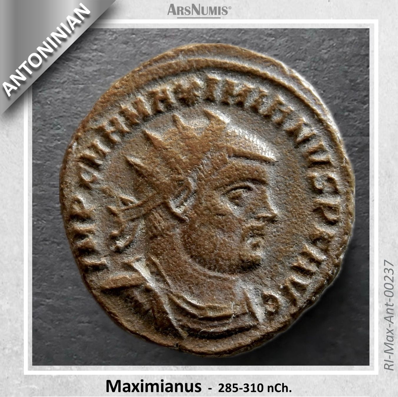 Tutti le monete: Römische Münze - Maximianus – Usato da Oberwil b. Zug venduto da ArsNumis