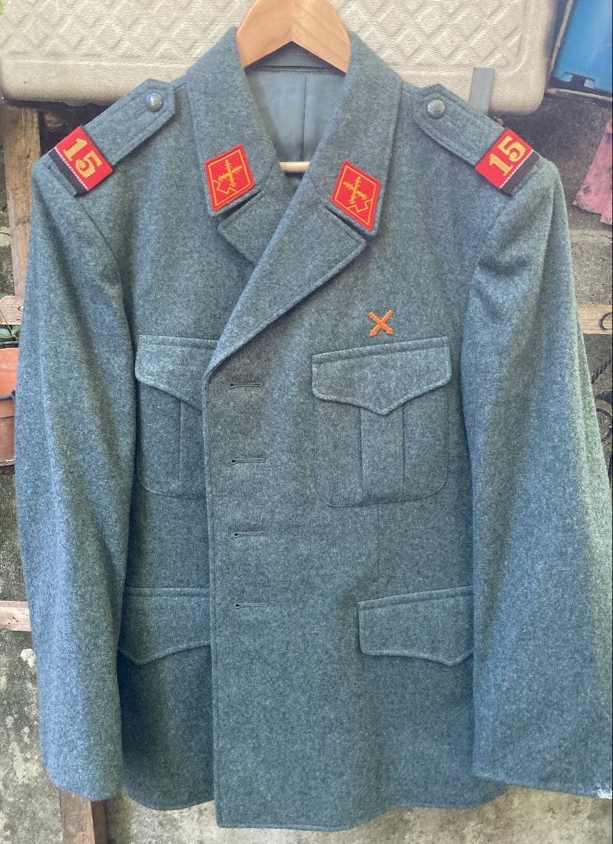 Schweizer Armee Uniformi: Uniforme troupes de forteresse – Usato da Bussigny venduto da JPS06