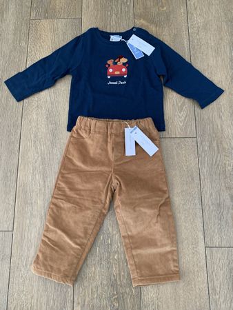 Jacadi Paris Baby Outfit Set - NEW - Size 24 Months
