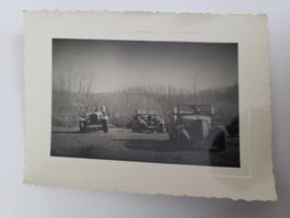 Original Foto Wehrmacht Fahrzeuge PKW schwarz-weiss Rmu