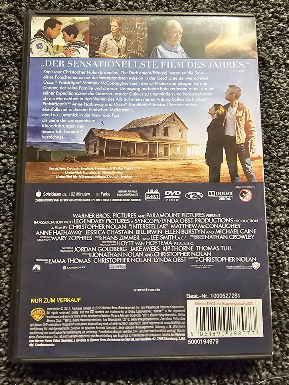 Tutti i DVDs: Interstellar DVD(21792) – Usato da Ruswil venduto da jan_bxl5 1