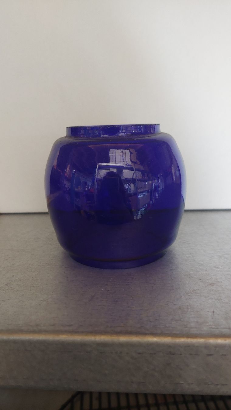Bicchieri: Lampenglas blau 83mm hoch – Nuovo (secondo la descrizione) da Ruswil venduto da kellerruswil