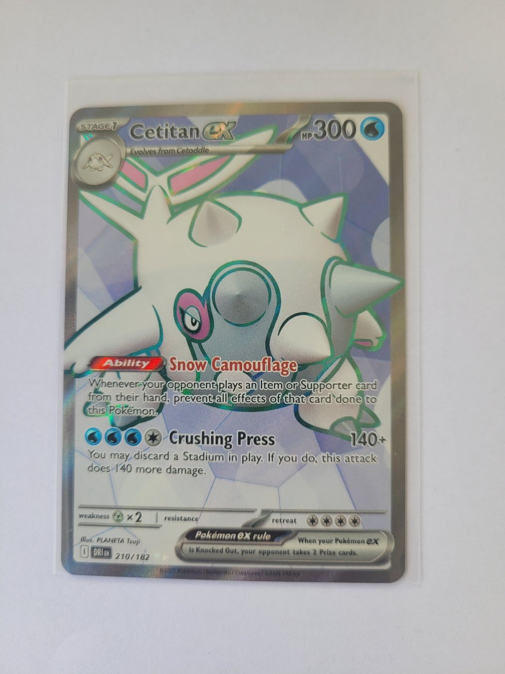 Pokémon Carte collezionabili: Pokémon Cetitan ex EN – Nuovo (secondo la descrizione) da Brunnen venduto da Schlumpf018