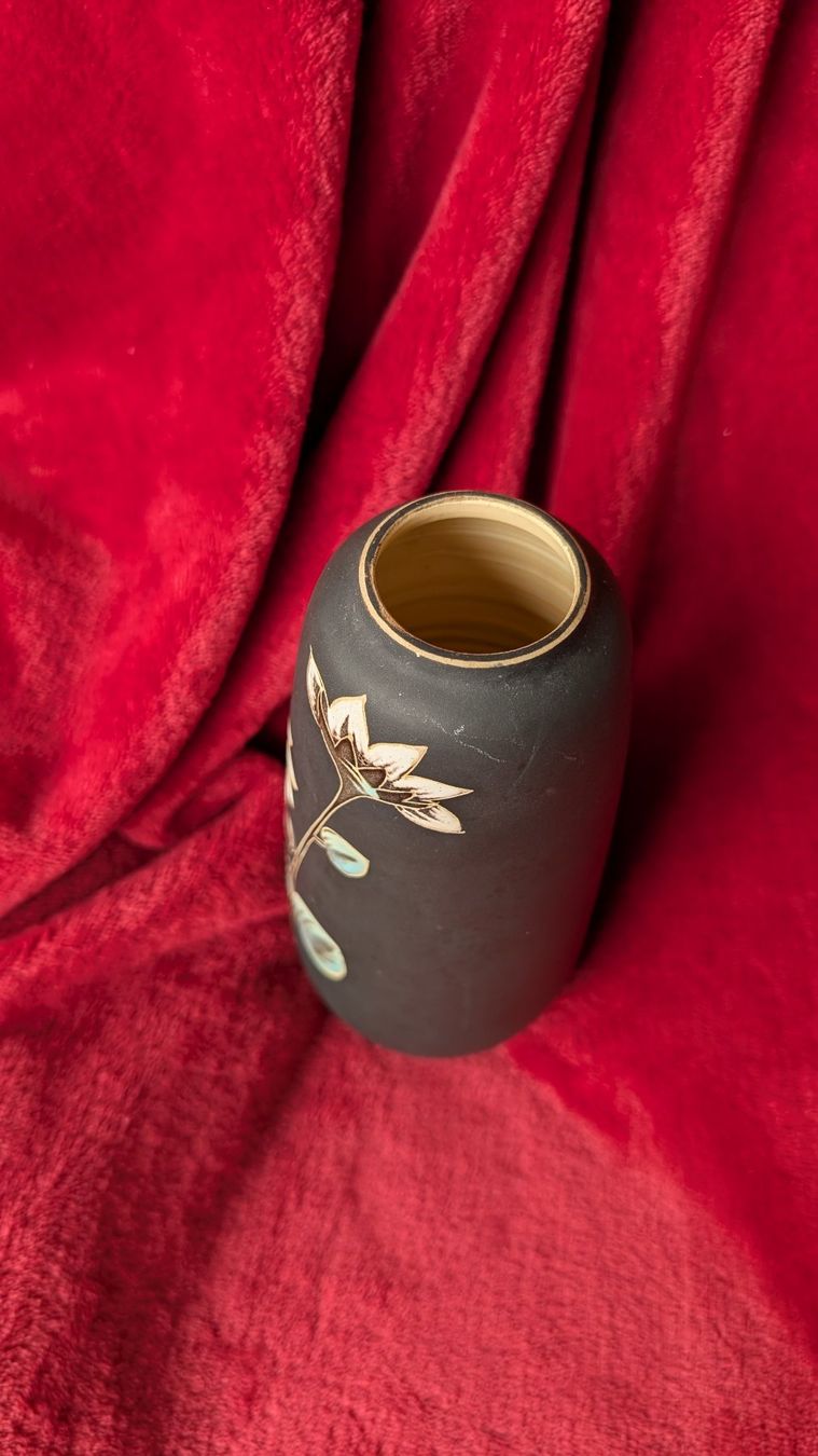 Vasi & Recipienti: Keramikvase mit Sonnenblumendekor – Usato da Cheseaux-Noréaz venduto da Towi 1