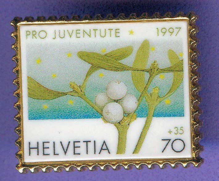 Placchette & Badge: PTT  Pro Juventute 1997  70 Rappen – Usato da Winterthur venduto da Sammleroase