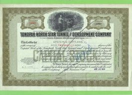 Tonopah North Star Tunnel,  1919