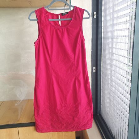 🐸 SUPER SCHÖNES COTTON KLEID 36 MIT STICKEREI
