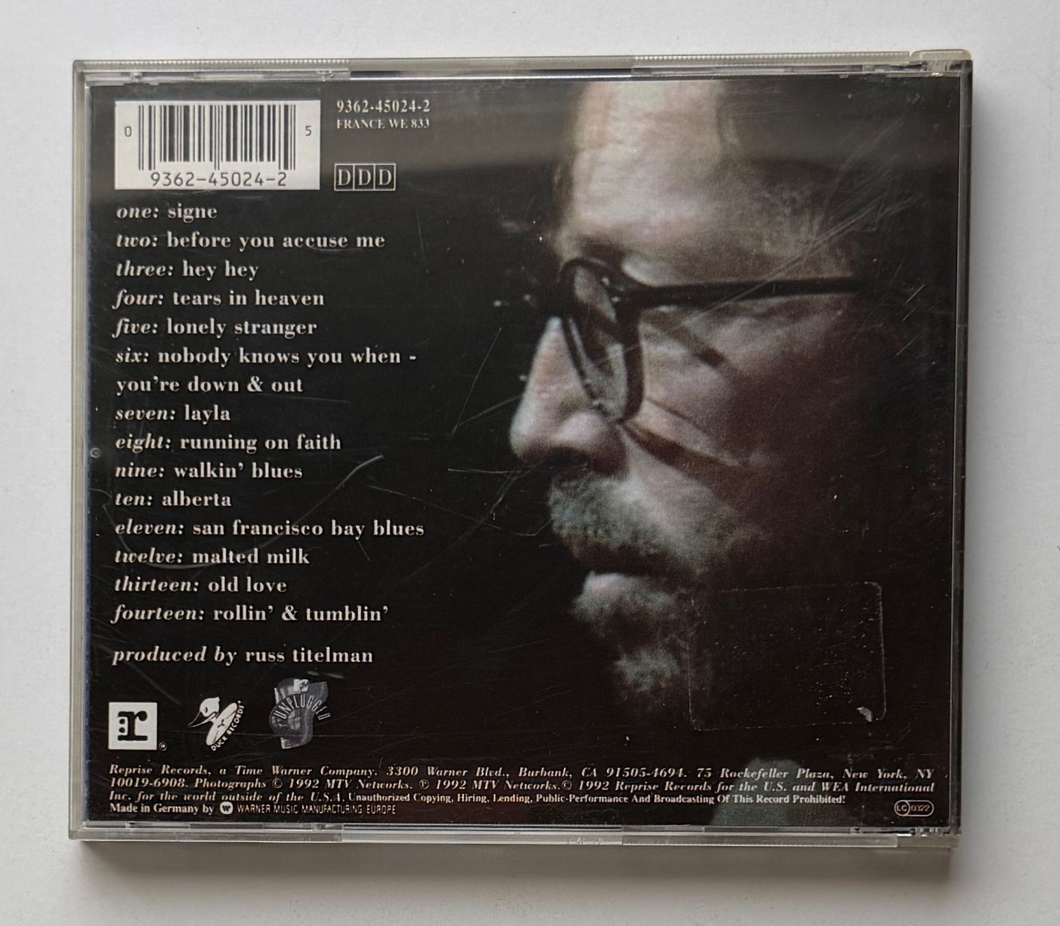 CD: Eric Clapton / Unplugged (Live) – Usato da Näfels venduto da rottabi 1