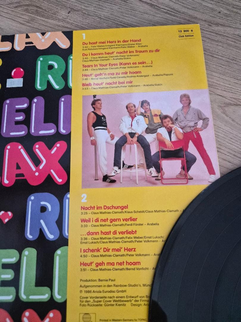 Dischi in vinile: Schallplatten LP Sammlung Schlager Hits "Relax" 3 Alben – Usato da Dielsdorf venduto da Haesi0 8