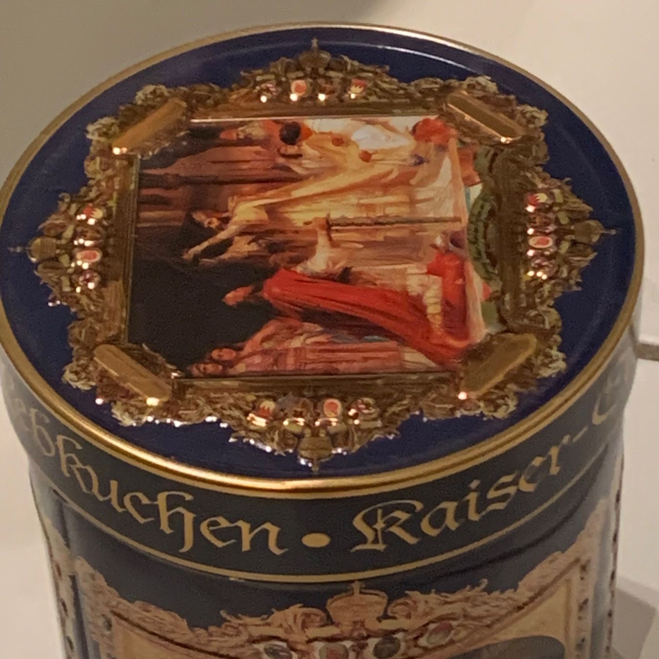 Contenitori & Simili: Behälter,  Kaiser-Elisen-Lebkuchen Dose – Usato da Hinteregg venduto da GARANTA 5