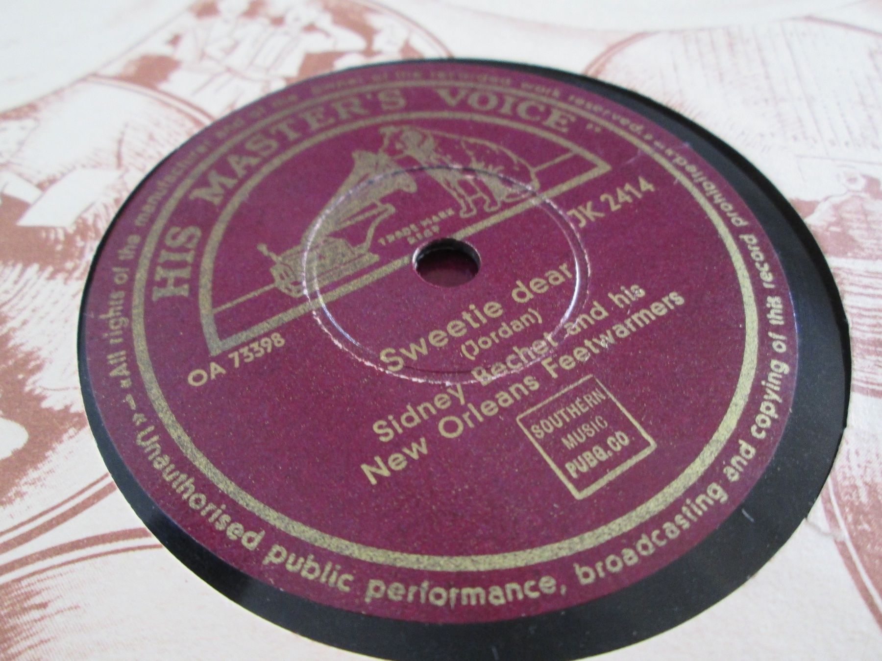Schallplatten: DISQUES 78 TOURS – Gebraucht aus Lausanne von Leag 6