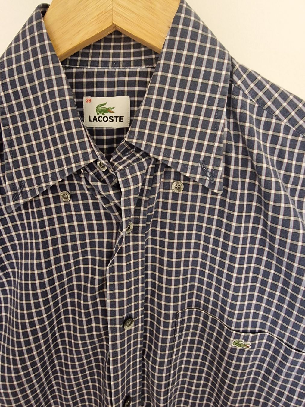Lacoste : LACOSTE Herren Hemd Karomuster Grösse 39 / XL – Gebraucht aus Allenwinden von Babo2 1