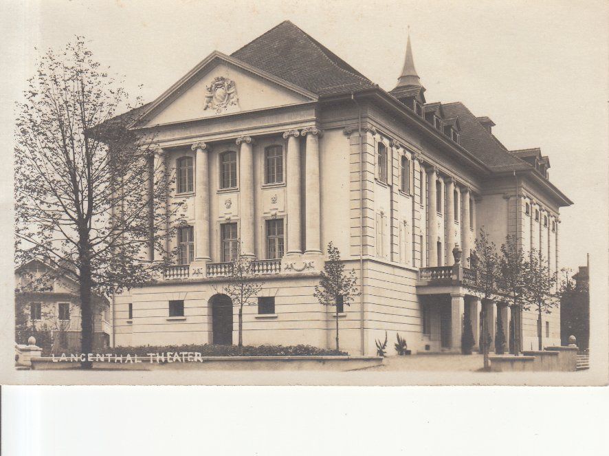 Ansichtskarten: Langenthal Theater 1925 – Gebraucht aus Bürglen TG von StampGraf
