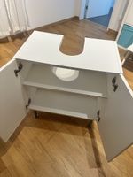 Waschbeckenunterschrank weiss 60x38.5x67 cm Zustand gut