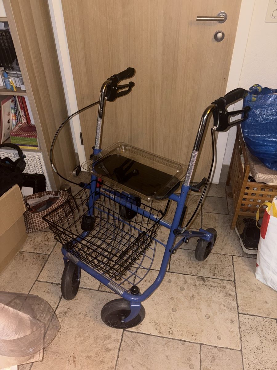 Ausili per la deambulazione: Déambulateur bleu en acier – Usato da Moudon venduto da Mr_Bome 3
