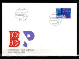 1994 - FDC / Buch und Presse - Erste Schriften
