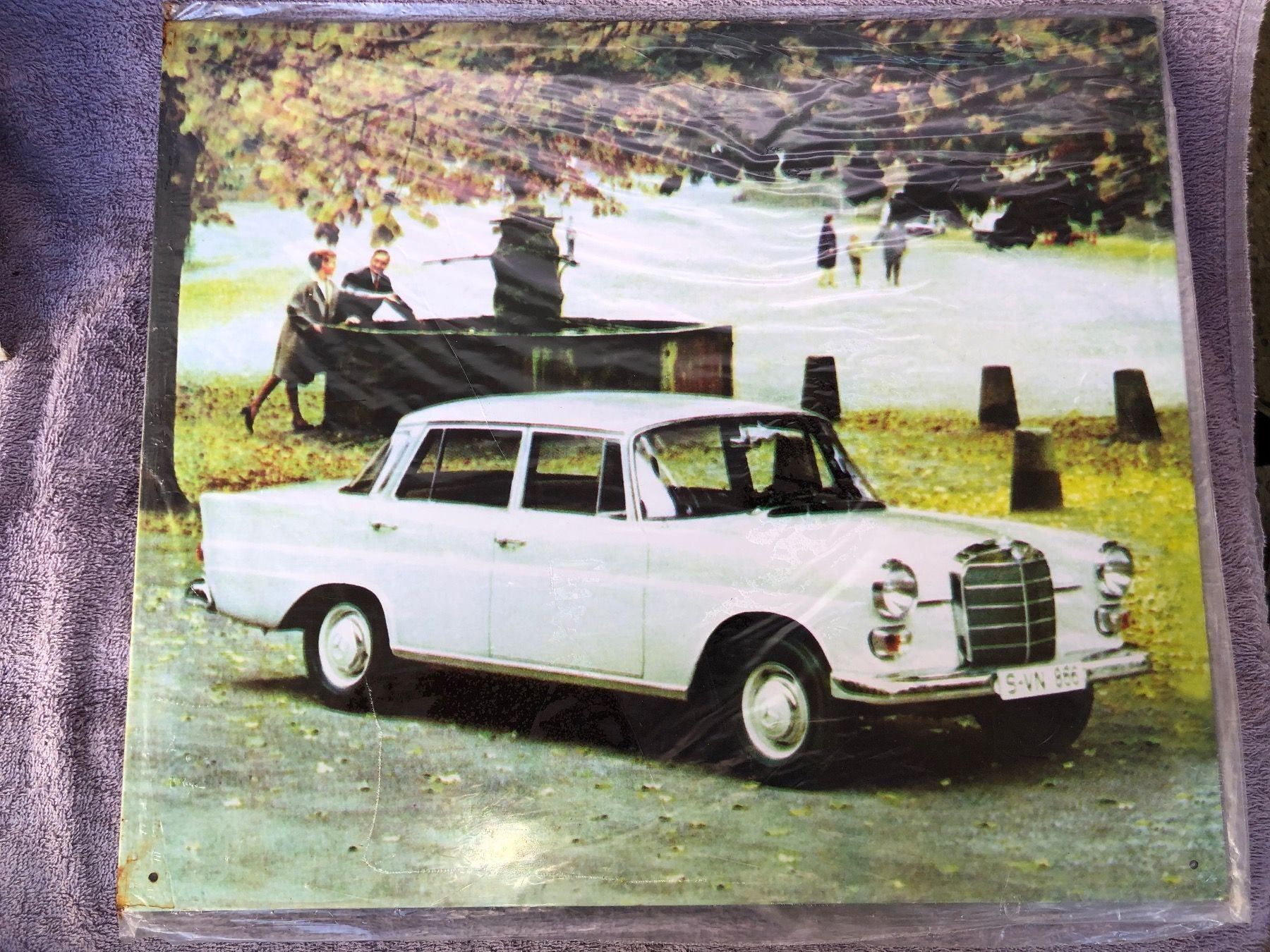 Insegne: Mercedes-Benz heckflosse Oldtimer – Usato da Reinach AG venduto da rares75