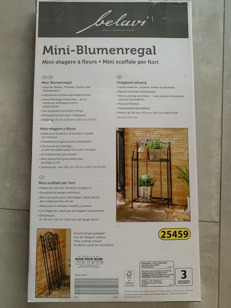 Étagères: Schönes Mini-Blumenregal – Neuf avec emballage d'origine à Zuzwil SG par Ibohaus 1