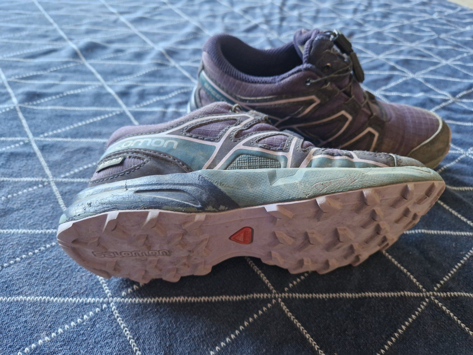 Salomon Chaussures garçon: Salomon Trekking Schuhe violett 32 – D'occasion à MUEHLAU par ibo_5c7d 1